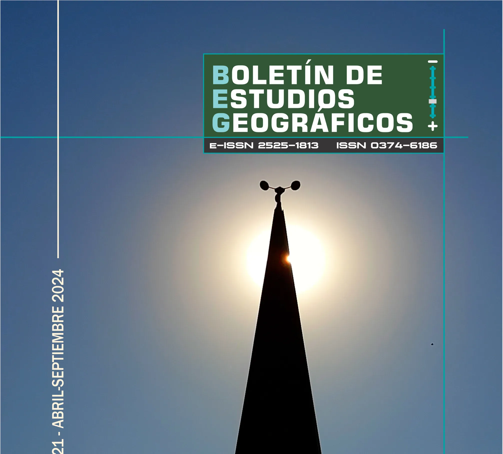 Portada de la revista Boletín de Estudios Geográficos